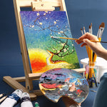 toiles peinture blanches panneau acrylique huile aquarelle pièces apprêtées modernes étudiants adultes