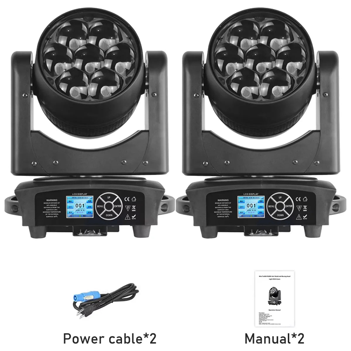 projecteur led noir effet zoom scènes dj moderne professionnel éclairage scène câbles manuels