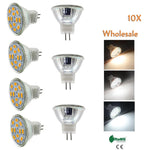 projecteur led 12v 12 15 leds gu4 warm neutral white moderne transparent