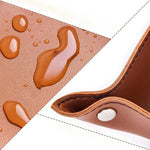 plateau bijoux simili cuir rose pâle dorés moderne 15cm 15cm rangement cosmétiques rechargeableversible