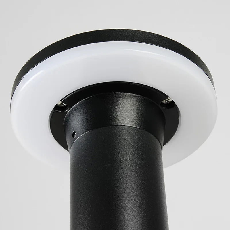 lampe extérieure led moderne imperméable ip65 aluminium noir gris adhésive fixe autonomes