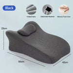 coussin multifonctionnel gris mousse mémoire forme polyester contemporain
