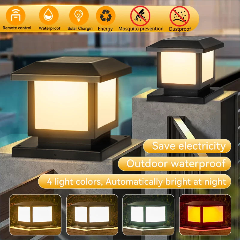 Lampe solaire étanche IP65 extérieur