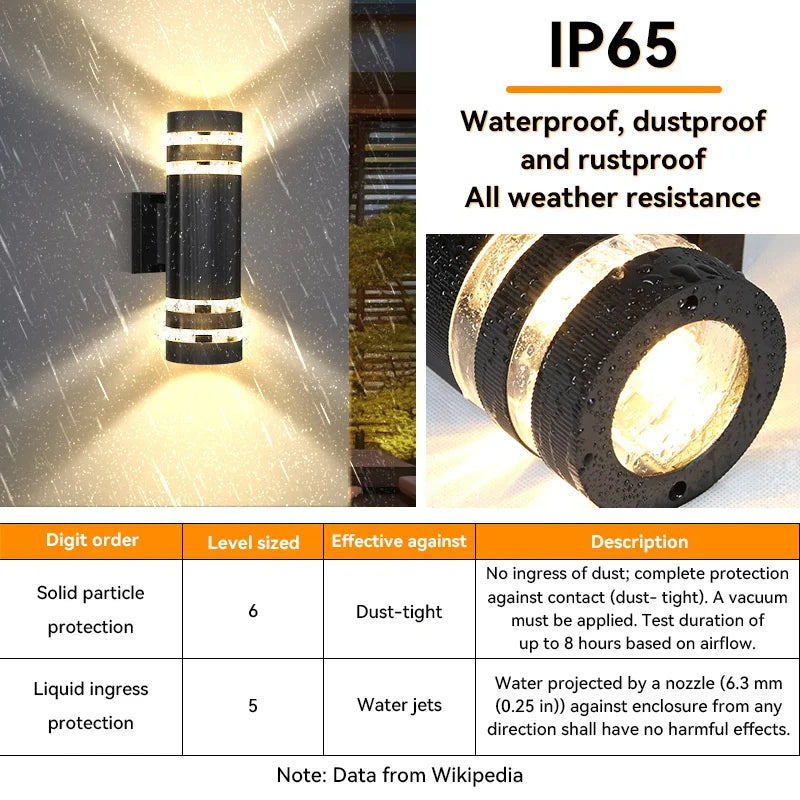 applique murale moderne noire ip65 e27 led rayures horizontales contemporaine fixations
