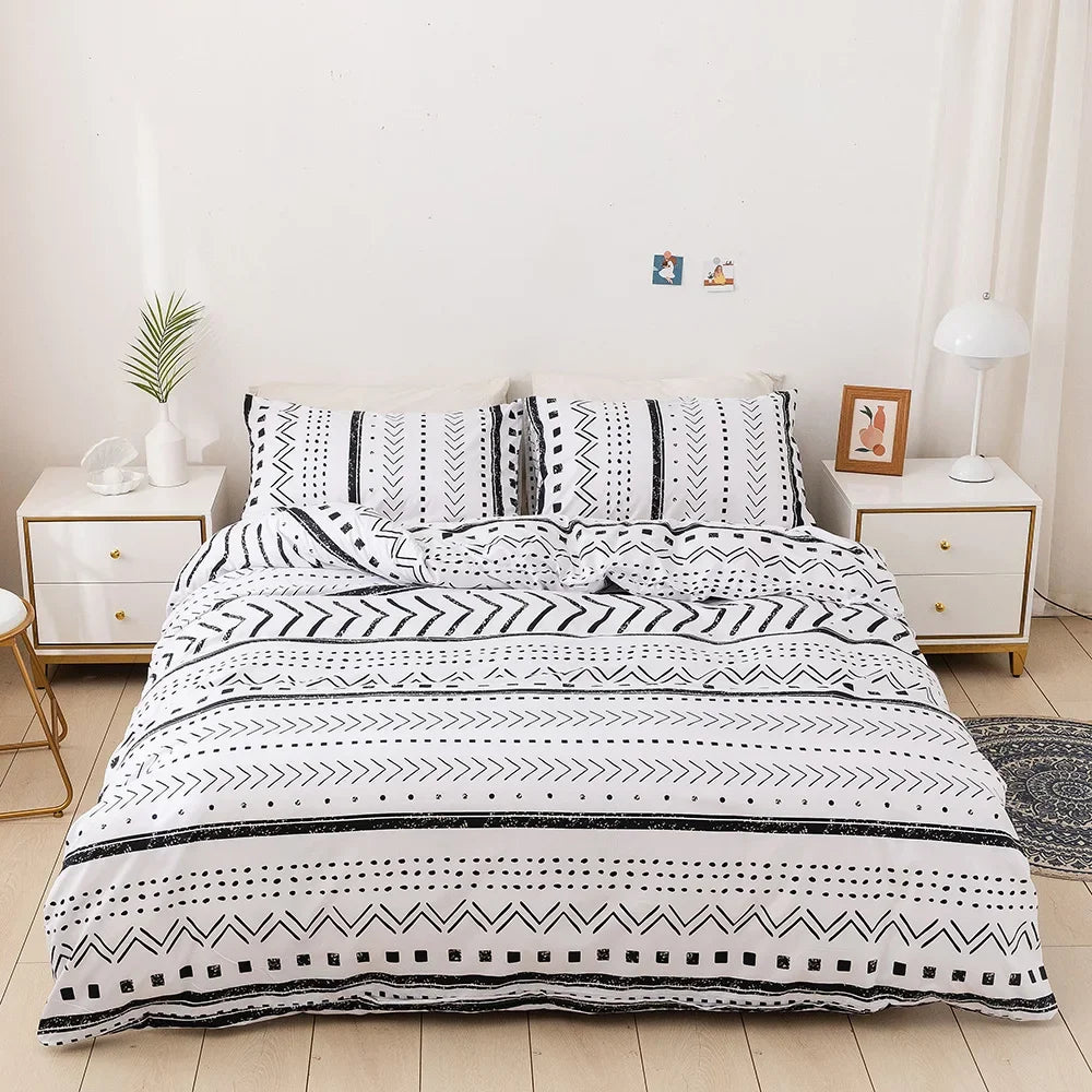 ensemble literie moderne papillons colorés housse couette taies d'oreiller polyester fleur adultes enfants spring