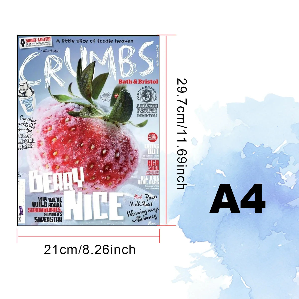 impression photo HD toile mural affiche graphique moderne motifs culinaires fruits légumes A2 A3