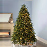 Sapin artificiel dense branches robustes décoration Noël