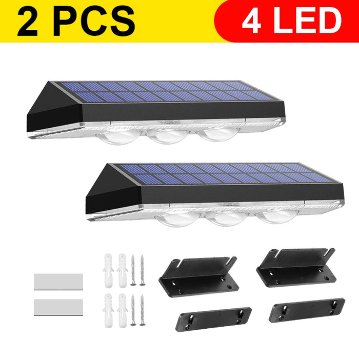 lanterne solaire moderne cour ip65 résistante intempéries rgb led noir gris blanc