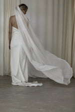 voile mariée blanc classique transparent simple femme polyester adulte monocouche