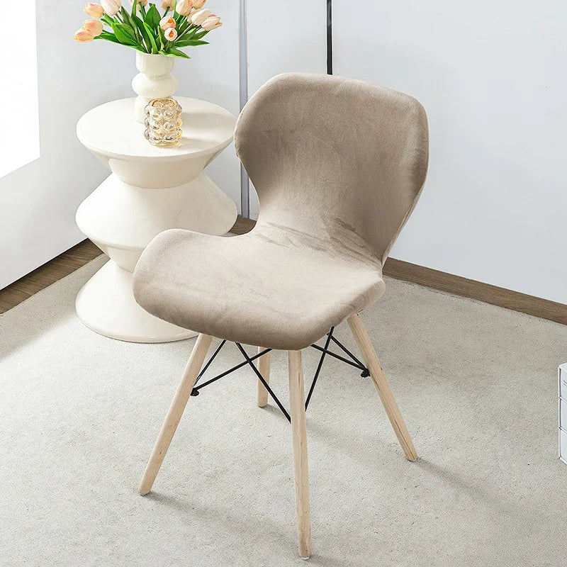 housse chaise moderne velours polyester anti poussière verte blanche fauteuil mariage