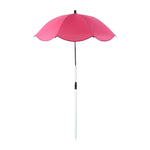 parasol télescopique plantes réglable 65cm protection uv noir bleu rose rouge vert orange violet
