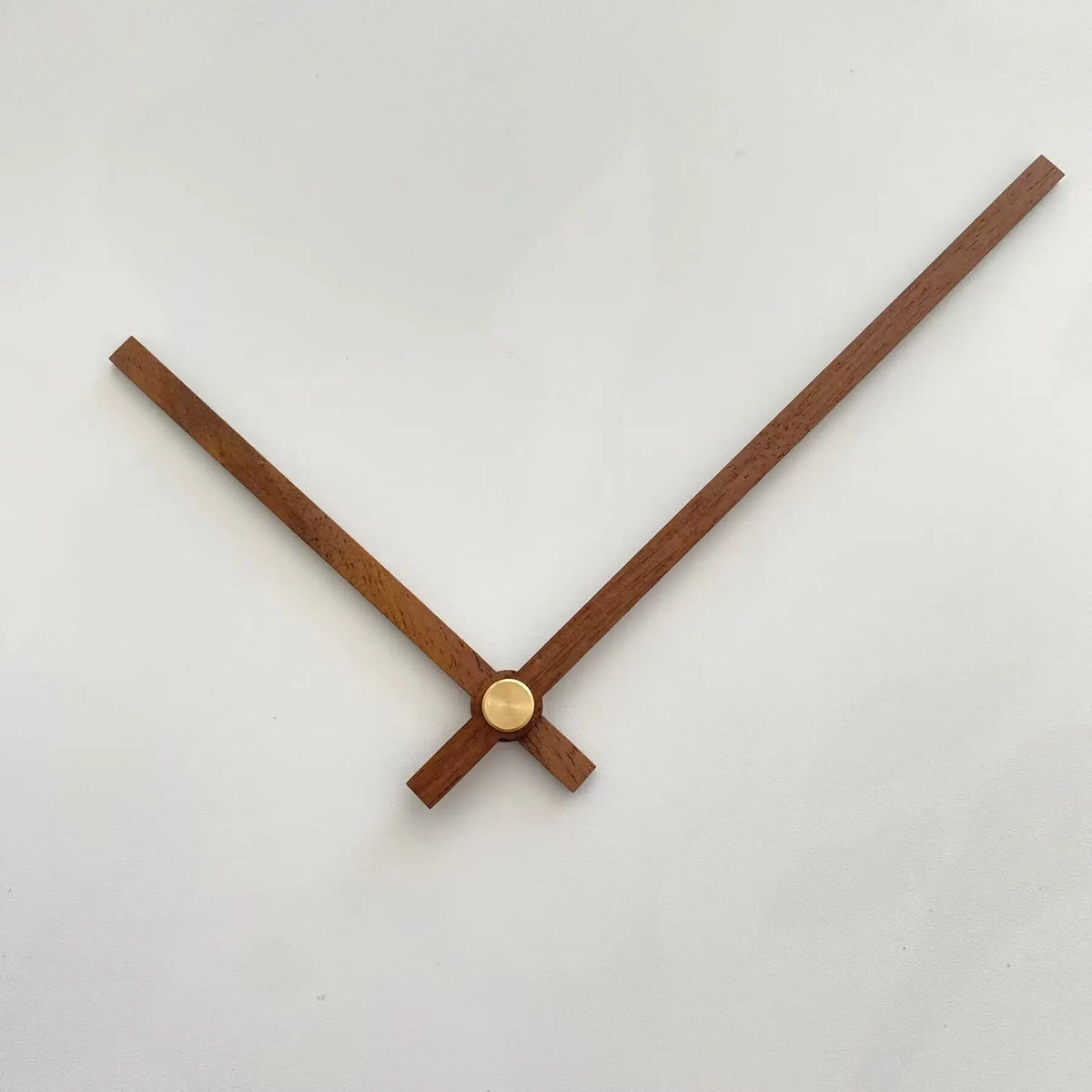 horloge murale aiguille bois moderne marron clair minimaliste quartz remplacement aiguilles montre
