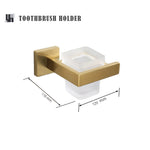 accessoires salle bain doré moderne porte serviettes support papier toilette porte savon vis montage