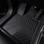 tapis sol voiture changan uni noir rayures diagonales motifs géométriques moderne imperméable antidérapant toutes