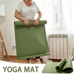 tapis yoga antidérapant eva orange vert olive gris blanc noir yoga fitness bienêtre rouleau