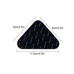 protections anti dérapantes tapis adhésives triangles noirs motifs textuels utilitaires intérieur