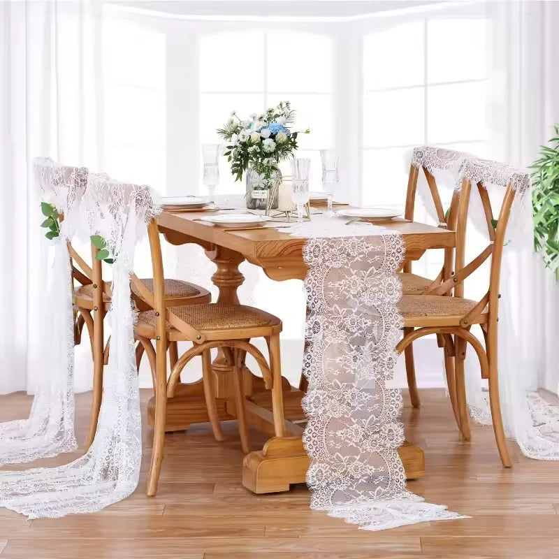 serviette table dentelle blanche motifs floraux classique noël action grâce saint valentin pâques printemps