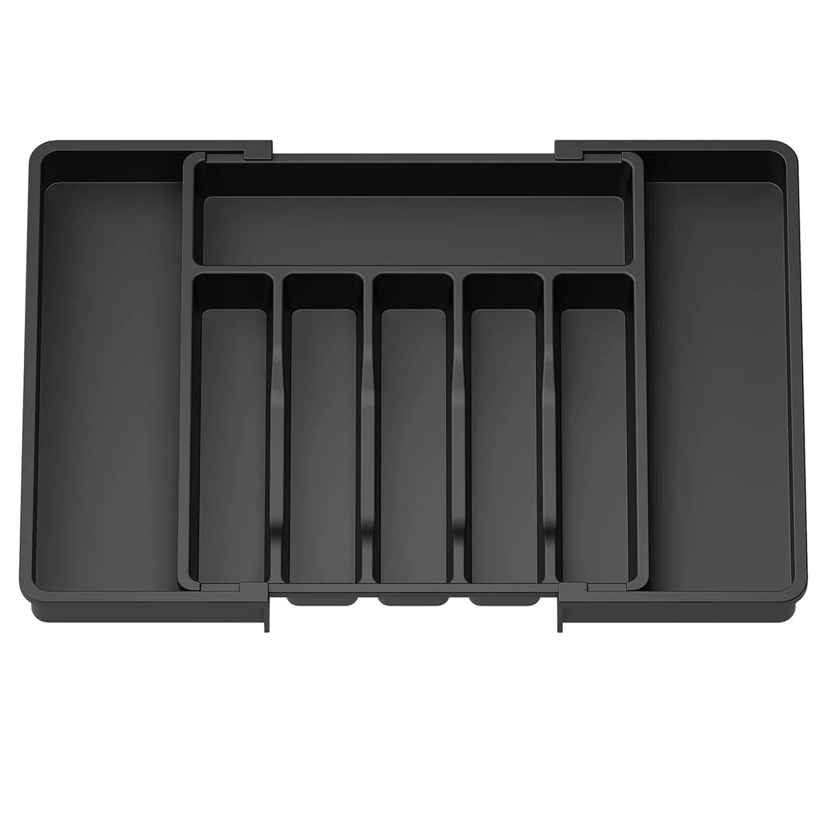 plateau rangement ustensiles cuisine gris moderne stockage eco friendly vaisselle pliable multifonctionnel transparent opaque