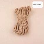 corde jute naturelle 1mm 14mm artisanale rustique décoration maison bricolage macramé fibrée marron clair