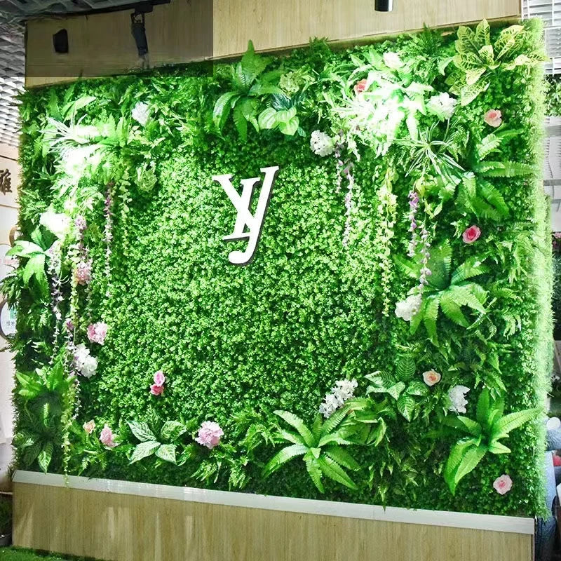 décoration murale artificielle feuilles dense moderne intérieur extérieur accrochable