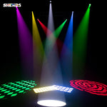 projecteur led 100w noir moderne dmx 14 canaux rgbwysv opacité scène disco dj