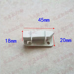 pinces cordon blanc modernes 47mm 34mm 24mm transparents électriques plafonnier