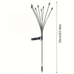 guirlande lumineuse solaire moderne multicolore sphériques clips extérieure jardin led blanc