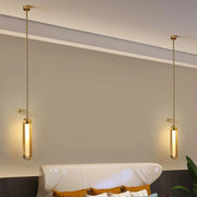 Applique murale LED réglable en hauteur pour salon et chambre, style art déco métal doré