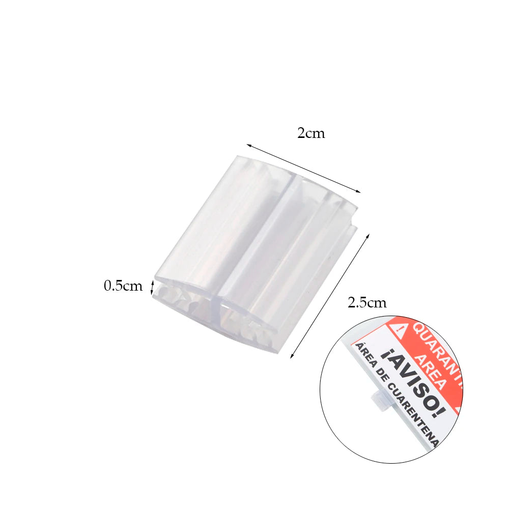 boîte rangement transparente moderne adhésif étiquette sundries sorting tag stockage armoire flexible gripper clip