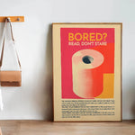 toile abstraite moderne minimaliste toilettier orange rouge beige sans cadre chambre