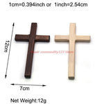 décoration murale croix bois clair minimaliste simple ornement religieux