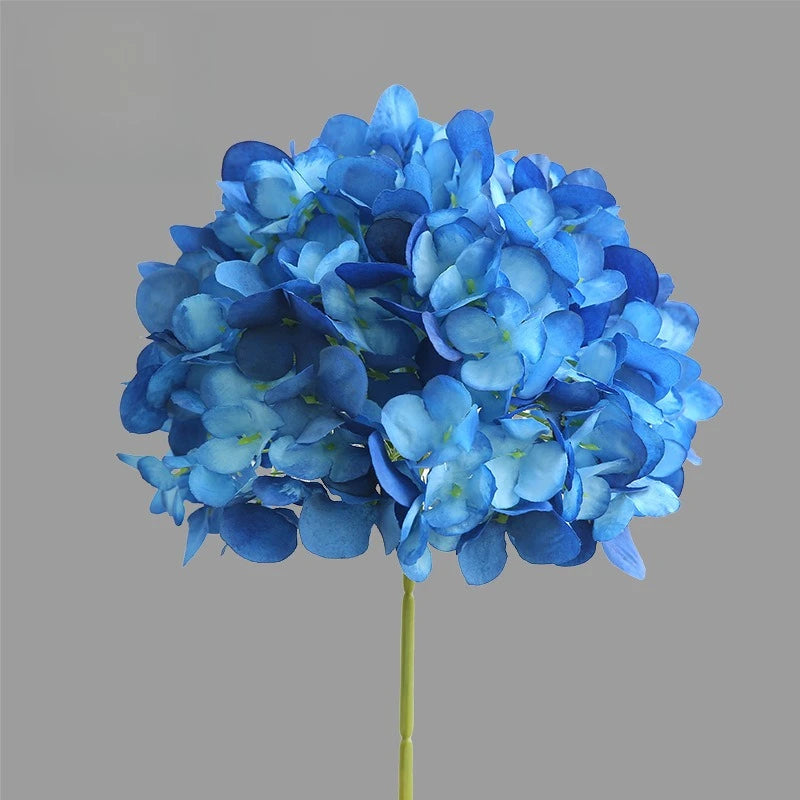 décoration intérieure bouquet artificiel hortensia soie vert blanc violet modernes 70cm 20cm