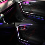 ampoule ambiance voiture led 256 couleurs controle application six modes moderne