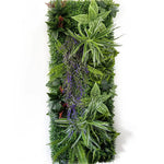 panneau végétal artificiel décoratif fleurs feuilles mur jardin extérieur maison moderne