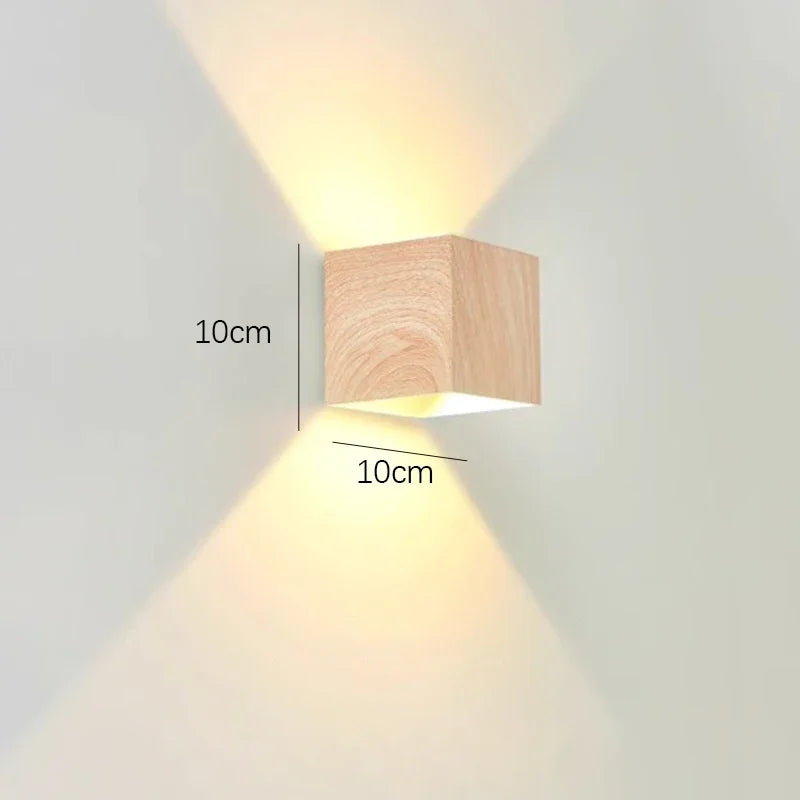 lampe murale bois moderne éclairage quotidien entrée chambre coucher salle manger étude lumière led
