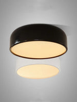 lampe moderne noir blanc circulaire acrylique led certifiée ccc cqc ul vde