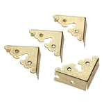 protections angle decoratives bois vintage floral gravures dentelles bronze argentedoré echangement meuble