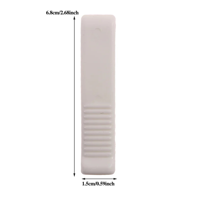 outil déballage ampoules blanc bleu rose rayures verticales pratique ergonomique respectueux environnement