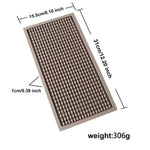 tapis protection vaisselle silicone moderne perforé vert gris blanc