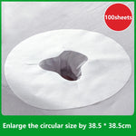 serviettes toilette blanches roses adhésives modernes pack 100 unies opaques