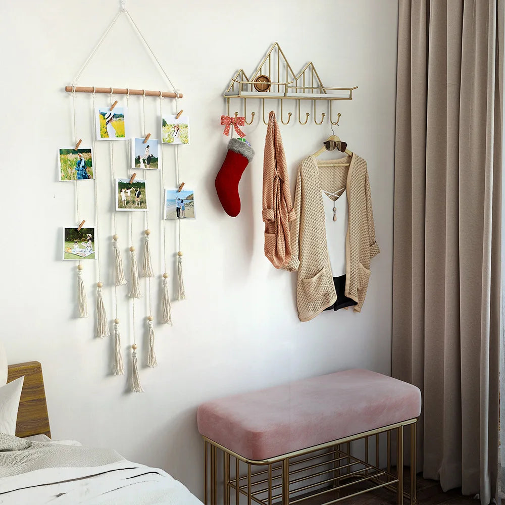 Presentoir photo en couleur blanc pour decoration interieur moderne