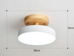 lampe moderne minimaliste gris vert rose blanc vis fixée led 6000k 3000k