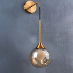 lampe murale or moderne élégante transparente cuisine chambre coucher salle manger entree étude