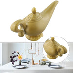 lampe aladdin décorative orientaliste effet texturé doré bronze contes anciens retroussis nostalgie