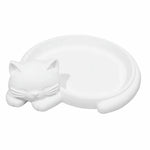 support bijoux chat forme moderne rose blanc doux mignon rangement boîte bijoux contenant bague