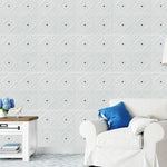 panneaux décoratifs muraux motif géométrique diamants floraux adhésifs modernes blancs rouges verts bleus