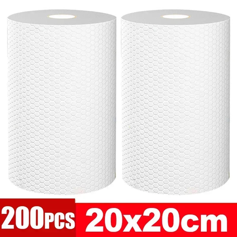 essuie tout jetables non tissés blancs modernes nettoyage domestique respectueux l'environnement