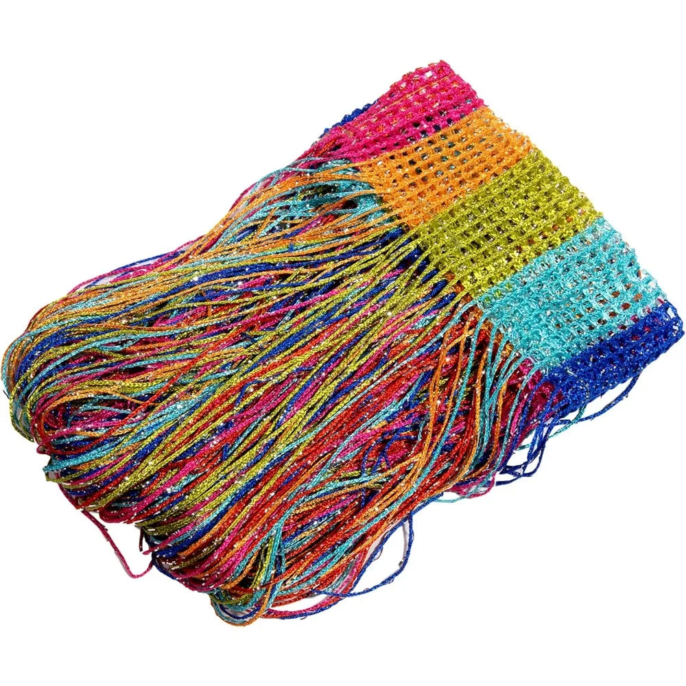 rideau multicolore rayures horizontales moderne translucide crochets métalliques 100cm 200cm