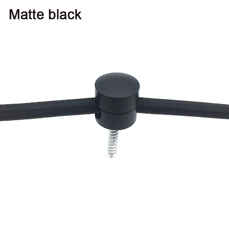 suspension boucles or argent noir cuivre blanc modernes vis supports minimalistes