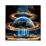 cartes tarot marron clair motifs géométriques classiques réutilisables imperméables machine